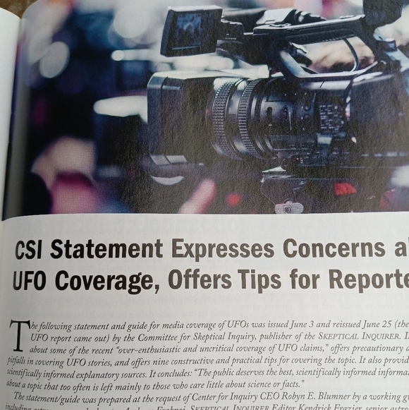 Skeptical Inquirer Magazine Sept Oct 2021 UFOs - Picture 2 of 7